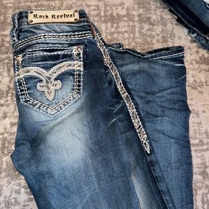 Womens rock revival jeans